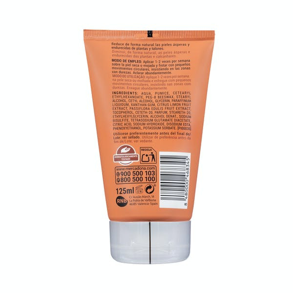 Крем  эксфолиант для ног, Deliplus